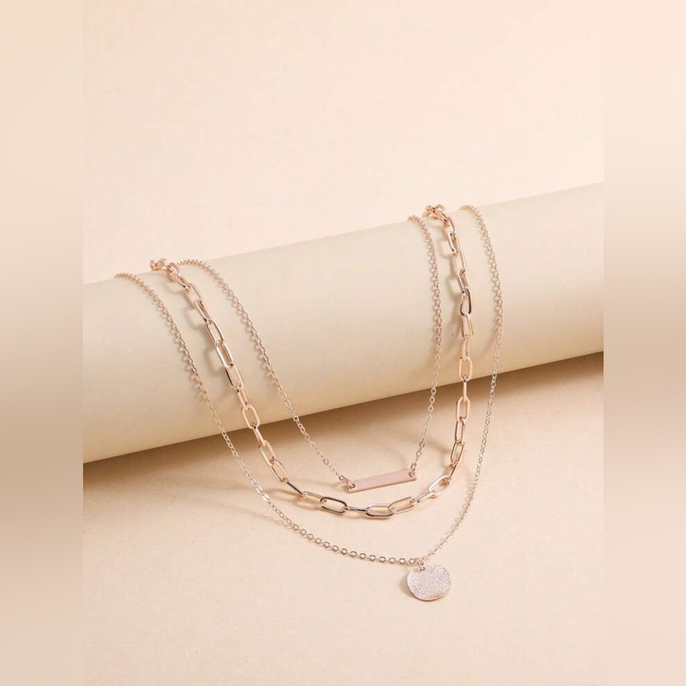 Rose Gold Layered Necklace